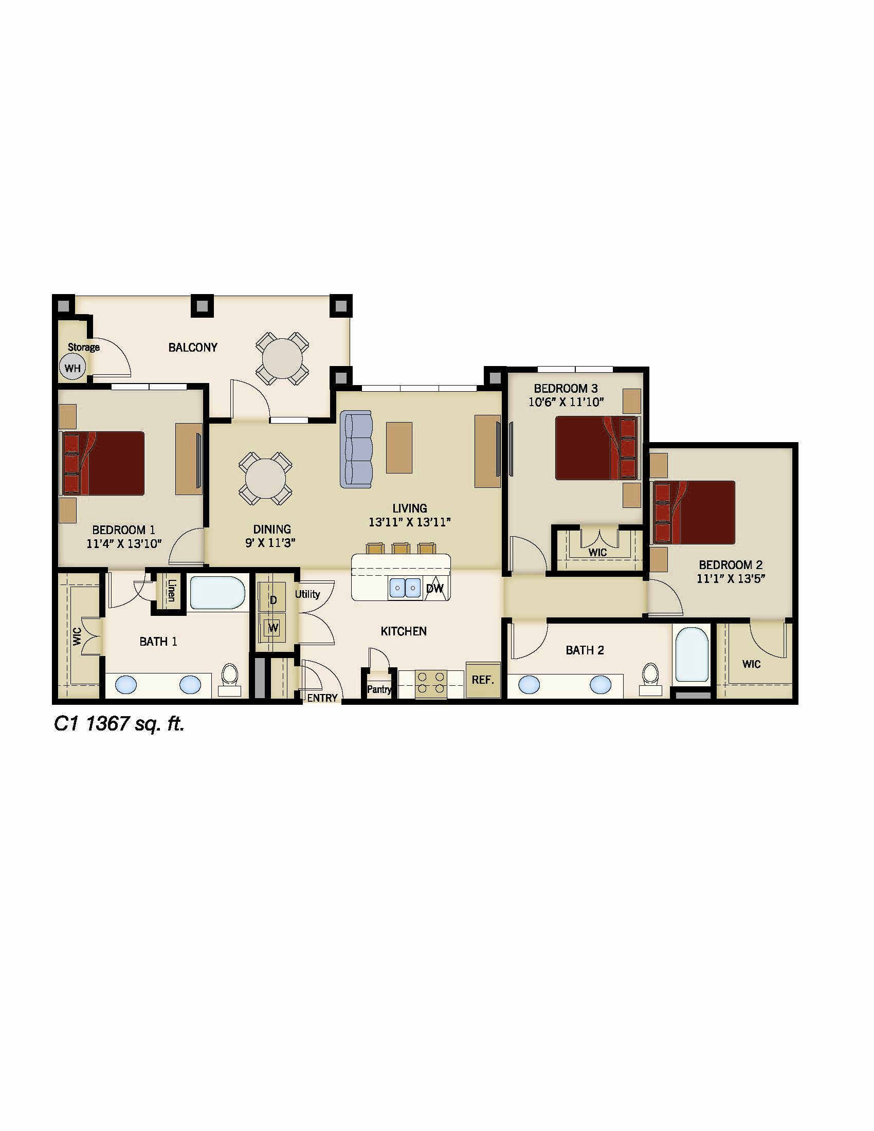 C1 Floor Plan 12